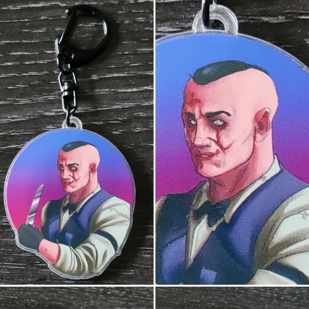 Eddie Gluskin (Outlast Whistleblower) Keychain